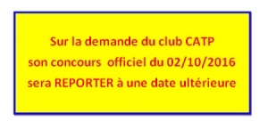 Concours officiel du club CATP- Tiflet le 18/12/2016